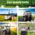 Giantz 100L Weed Sprayer Trailer with 3M Boom, 100PSI Pump, Handheld Nozzle, Foldable Design, Rustproof Frame, 4