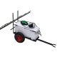 Giantz 100L Weed Sprayer Trailer with 3M Boom, 100PSI Pump, Handheld Nozzle, Foldable Design, Rustproof Frame, 4