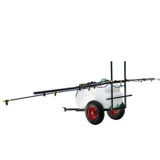 Giantz 100L Weed Sprayer Trailer with 5M Boom, 3 Spray Modes, 100psi Pump, Leak-Proof Tank & Handheld Nozzle