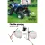 Giantz 1.5M Boom Weed Sprayer w/ Adjustable 90cm Pole, 4 Nozzles for 70/100L Tanks - Quick ATV Mounting