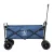 Gardeon 120kg Folding Garden Cart: Durable Steel & 600D Polyester Wagon with 360° Wheels for Camping & Beach