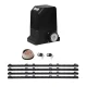 LockMaster Automatic Sliding Gate Opener Kit with LED Keypad, 4M Rail, 1000KG Capacity, and Safety Features
