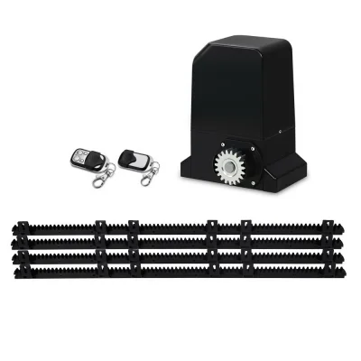 Ul-Tech Automatic Sliding Gate Opener Kit - 4m Rails, 1000kg Capacity, 370W Motor, Auto-Close, Emergency Release Key