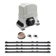 LockMaster Automatic Sliding Gate Opener Kit, 4M, 1200KG Capacity, Wireless Keypad, Quiet Motor, Easy Installation