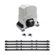 LockMaster 1200KG Electric Sliding Gate Opener, 4M Length, 450W Motor, Auto-Close, Safety Features, 3 Remotes