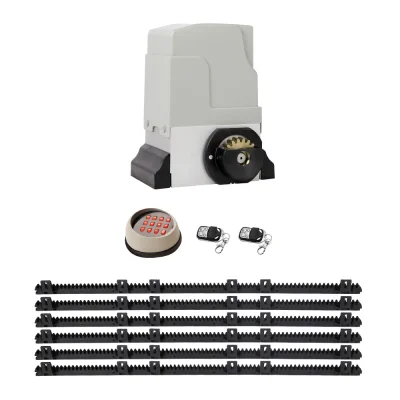 LockMaster Automatic Sliding Gate Opener Kit with 6M Rail, 1800KG Capacity, Wireless Keypad, 550W Motor, IP44 Protection