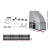 LockMaster 4M 800KG Solar Gate Opener Kit with Safety Stop, Auto-Close, 3 Remotes, IP44 Weather-Resistant Control Box
