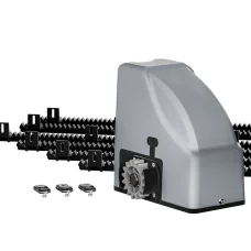 LockMaster Solar Sliding Gate Opener Kit - 800KG Capacity, 6M Length, Auto-Close, Obstruction Detection, Remote Control