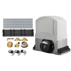 LockMaster 800KG Electric Sliding Gate Opener Kit - 6M, Auto-Close, Safety Reverse, 3 Remotes, Weather Resistant