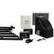 LockMaster Solar-Powered Automatic Sliding Gate Opener Kit, 600KG Capacity, 6M Length, 10W Solar Panel, 3 Remotes