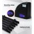LockMaster Solar-Powered Automatic Sliding Gate Opener Kit, 600KG Capacity, 6M Length, 10W Solar Panel, 3 Remotes
