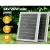 LockMaster Solar-Powered Sliding Gate Opener Kit, 600KG, 6M, with 20W Panel, Remote Control, Auto-Close, 1-Year Warranty