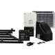 LockMaster Solar Gate Opener Kit 40W, Automatic Sliding, 600KG Capacity, 6M Length, Eco-Friendly, Remote Control