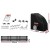 LockMaster 40W Solar Sliding Gate Opener Kit, 600KG Capacity, 6M Length, Gentle Start/Stop, Auto-Close, 3 Remotes