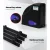 LockMaster Solar-Powered Sliding Gate Opener Kit - 600KG Capacity, 6M Length, 3 Remotes, Auto-Close, Weatherproof