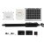 LockMaster 600KG Single Swing Gate Opener with 10W Solar Panel, 24V System, Remote Controls, Emergency Release Key