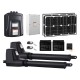 LockMaster Dual Swing Gate Opener 800KG with 40W Solar Panel, Gentle Start/Stop, Auto-Close, Remote Control, IP44