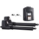 LockMaster Double Swing Gate Opener Kit - 800KG Capacity, 5.5m Width, 24V Motor, Dual Remote, Weatherproof Box