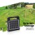 Giantz 5km Solar Electric Fence Energiser, 0.3J, IPX6 Water-Resistant, 7KV Output, 6V Battery, Easy