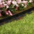 Greenfingers 5CM x 10M Black Garden Edging - Durable Plastic, Flexible Design, Includes 30 Nails, Set of 5 Rolls