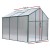 Green Fingers 1.9x1.9x1.83M Aluminium Greenhouse | UV-Resistant Polycarbonate | Durable, Spacious, Easy Assembly