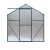 Green Fingers 1.9x1.9x1.83M Aluminium Greenhouse | UV-Resistant Polycarbonate | Durable, Spacious, Easy Assembly
