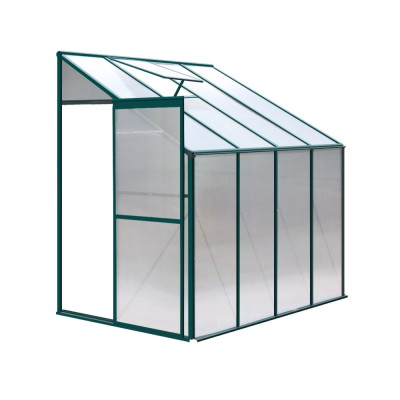Greenfingers Lean-to Aluminium Greenhouse 2.52x1.27x2.13M | UV-Resistant Polycarbonate | Rust-Resistant Frame Greenfingers Lean-to Aluminium Greenhouse 2.52x1.27x2.13M | UV-Resistant Polycarbonate | Rust-Resistant Frame