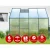 Greenfingers Lean-to Aluminium Greenhouse 2.52x1.27x2.13M | UV-Resistant Polycarbonate | Rust-Resistant Frame