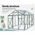 Greenfingers Aluminium Greenhouse 2.52x1.9x1.83M - Durable Polycarbonate Panels, UV-Resistant, Easy Assembly, 8.81