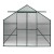 Greenfingers 4.43x2.44x2.15M Aluminium Polycarbonate Greenhouse—UV-Resistant, Lockable, Easy Install, 23.24