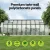 Greenfingers 6.3x2.44x2.1M Aluminium Greenhouse | UV-Resistant Polycarbonate Panels | Durable Garden Shed with Vents