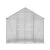 Greenfingers Aluminium Greenhouse 2.42x2.5x2.26M - UV-Resistant Panels, Double Doors, Adjustable Vents, Easy Assembly