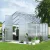 Greenfingers 3x2.5x1.95M Aluminium Polycarbonate Greenhouse with Twin-Wall Panels, Lockable Door, and Gutter System