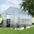 Greenfingers 3x2.5x2.26M Aluminium Greenhouse with Double Doors, UV-Resistant Panels, Ventilation, and Gutter System