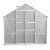 Greenfingers Aluminium Greenhouse 4.1x2.5x2.26M | Double Doors, UV Resistant, Sturdy Frame, Gutter System
