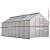Greenfingers 4.7x2.5x2.26M Aluminium Greenhouse with Double Doors, UV-Resistant Panels, and Gutter System for Gardens
