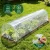 Green Fingers Mini Greenhouse Tunnel 300x45x30cm - Clear PVC & Steel Frame for Frost Protection & Healthy Plant Growth