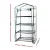 Green Fingers 4-Tier Mini Greenhouse 1.6x0.7x0.5M - All-Weather PVC Cover, Easy Setup, Year-Round Plant Protection