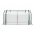 Green Fingers Mini Greenhouse 1.2x0.5x0.6m PE Cover, Zippered Roll-Up Door, Weather-Proof, Tear-Resistant,