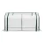 Green Fingers Mini Greenhouse 1.2x0.5x0.6m PE Cover, Zippered Roll-Up Door, Weather-Proof, Tear-Resistant,