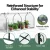 Green Fingers Mini Greenhouse 1.2x0.5x0.6m PE Cover, Zippered Roll-Up Door, Weather-Proof, Tear-Resistant,
