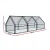 Greenfingers 2.7x0.9M Mini Greenhouse with Raised Planter Box - Durable PVC, Easy Setup, All-Weather Protection
