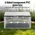 Green Fingers 50x25x25cm Mini Greenhouse with PVC Cover, Ideal for Succulents & Mushrooms, Portable & Weather-Resistant