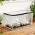 Green Fingers 50x25x25cm Mini Greenhouse with PVC Cover, Ideal for Succulents & Mushrooms, Portable & Weather-Resistant