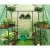 Green Fingers Walk-In Greenhouse 1.9x1.2M - Durable PVC, 4 Shelves, Roll-Up Door, Weather-Proof, Galvanised Steel Frame Green Fingers Walk-In Greenhouse 1.9x1.2M - Durable PVC, 4 Shelves, Roll-Up Door, Weather-Proof, Galvanised Steel Frame