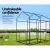 Green Fingers Walk-In Greenhouse 1.9x1.2M - Durable PVC, 4 Shelves, Roll-Up Door, Weather-Proof, Galvanised Steel Frame Green Fingers Walk-In Greenhouse 1.9x1.2M - Durable PVC, 4 Shelves, Roll-Up Door, Weather-Proof, Galvanised Steel Frame