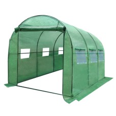 Green Fingers 3x2x2M Greenhouse Garden Shed - Durable PE Cover, Steel Frame, Easy Setup, All-Weather Protection Green Fingers 3x2x2M Greenhouse Garden Shed - Durable PE Cover, Steel Frame, Easy Setup, All-Weather Protection