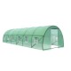 Greenfingers 9x3x2M Walk-In Greenhouse Tunnel - Sturdy Steel Frame, UV-Resistant PE Cover, 12 Vent Windows, Easy Setup