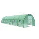 Greenfingers 9x3x2M Walk-In Greenhouse Tunnel - Sturdy Steel Frame, UV-Resistant PE Cover, 12 Vent Windows, Easy Setup
