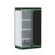 Greenfingers Hydroponics Grow Tent 100x60x180cm, 4-Tier Mylar, Steel Frame, Transparent Door, for Indoor Plant Growth